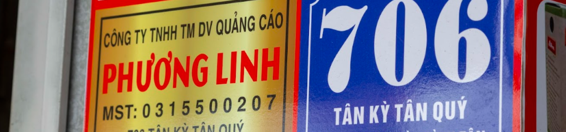 Bảng Số Nhà Công Ty 