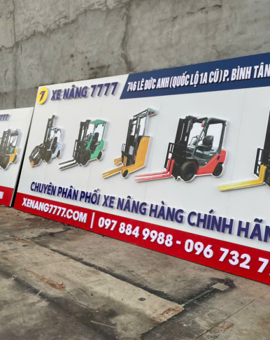 bảng alu chữ nổi khu vực bình tân