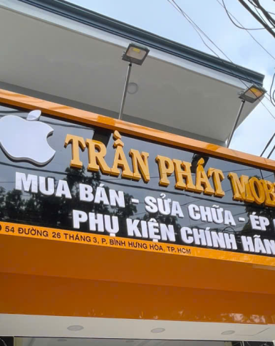 thi công bảng hiệu alu chữ nổi tại phường bình hưng hoà