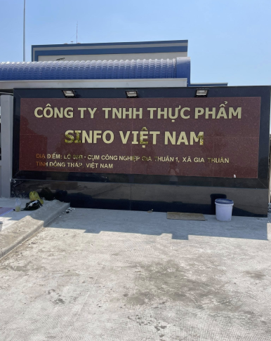 bộ chữ inox cho công ty SINFO VIỆT NAM