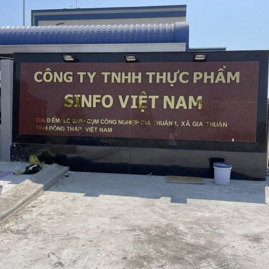 bộ chữ inox cho công ty SINFO VIỆT NAM