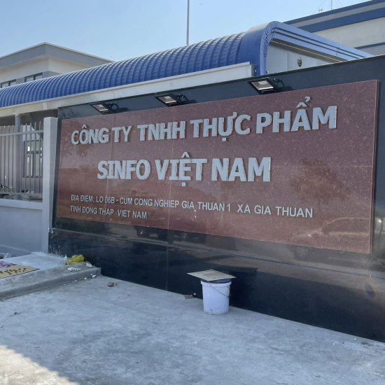 bộ chữ inox cho công ty SINFO VIỆT NAM