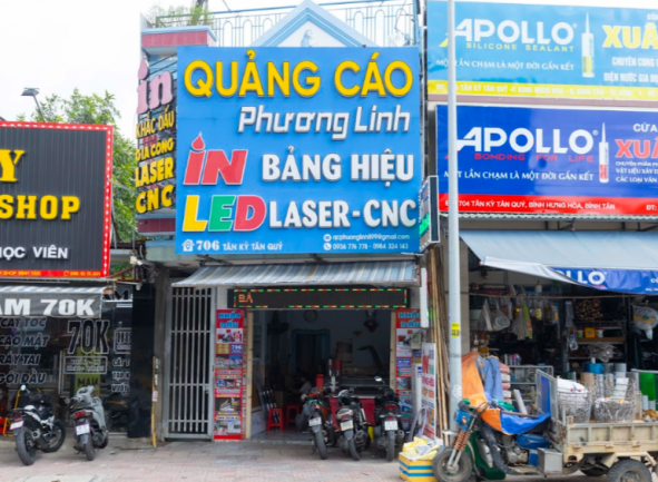 QUẢNG CÁO PHƯƠNG LINH - Đơn vị làm bảng hiệu quảng cáo Tân Kỳ Tân Quý, TP.HCM 