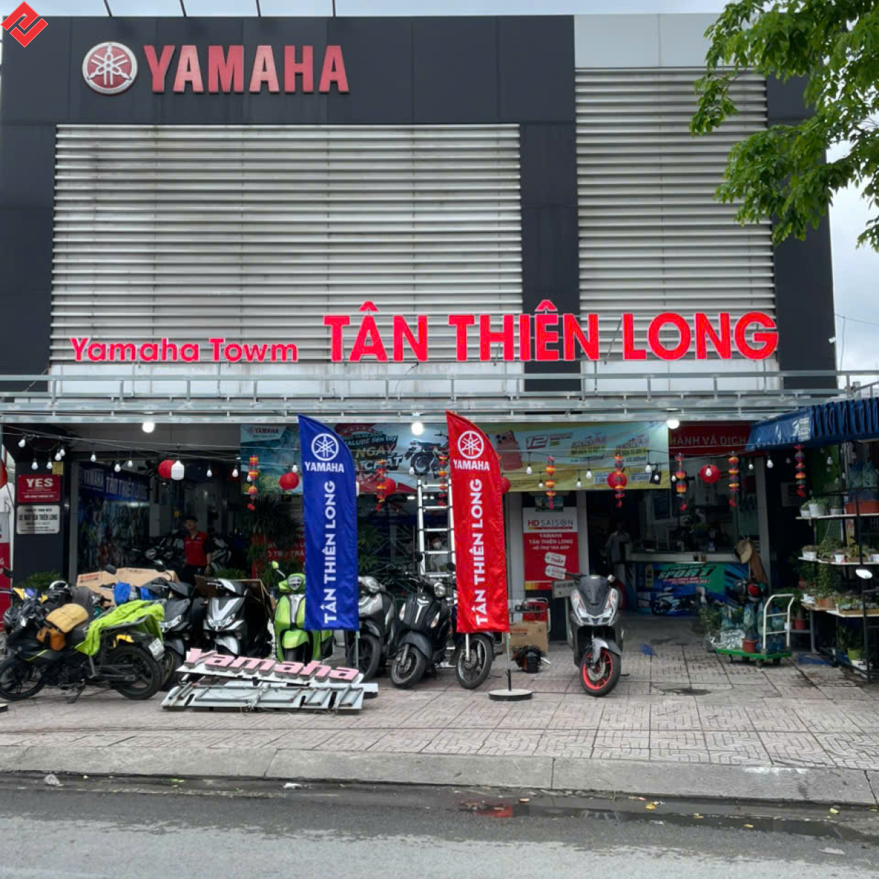 chữ meca nổi có đèn