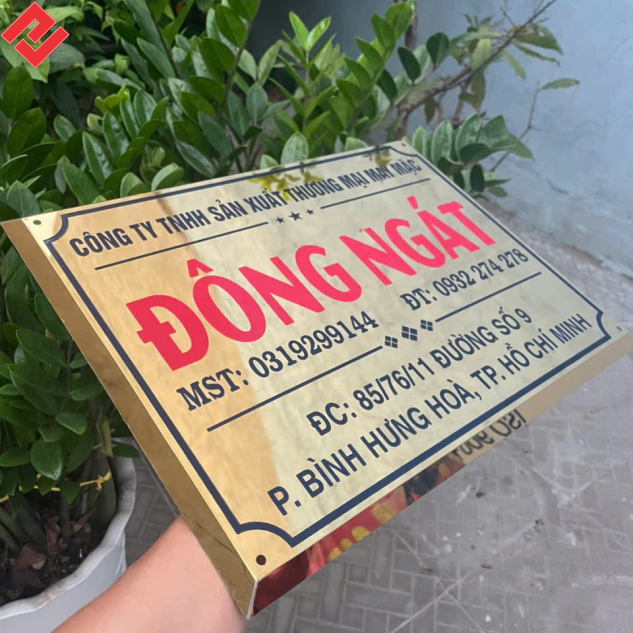 bảng công ty inox an mòn