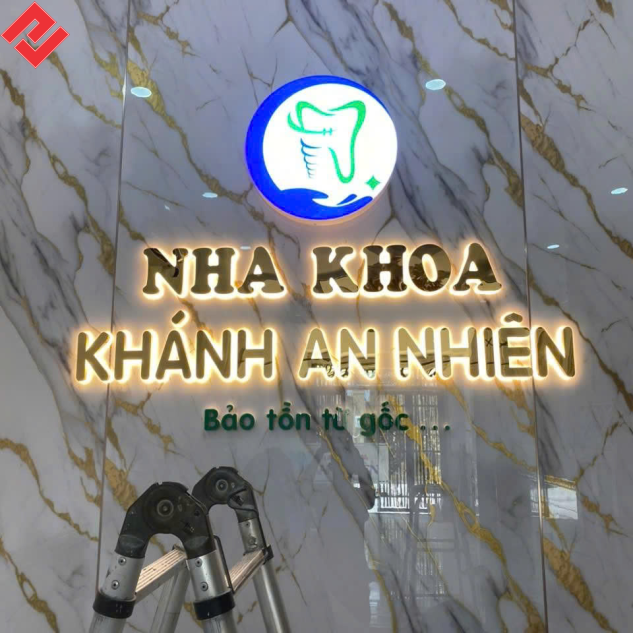 LOGO CHỮ INOX ĐÈN HẮC CHÂN KHU VỰC TÂN PHÚ 