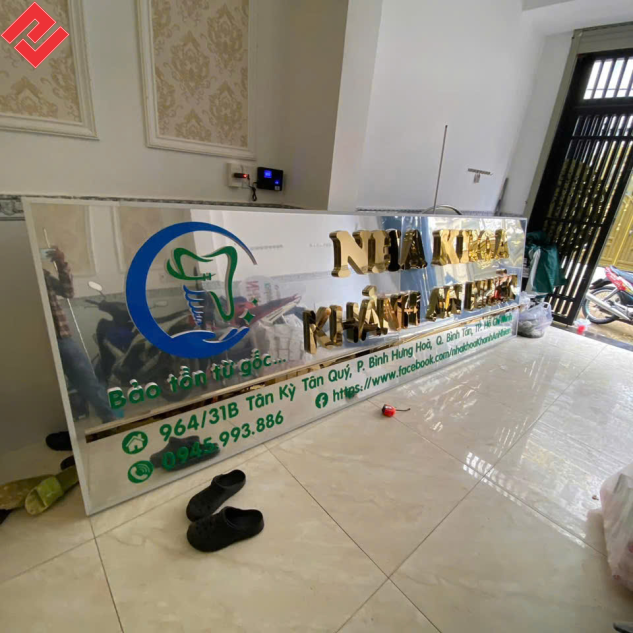 BẢNG ALU CHỮ INOX KHU VỰC BÌNH TÂN