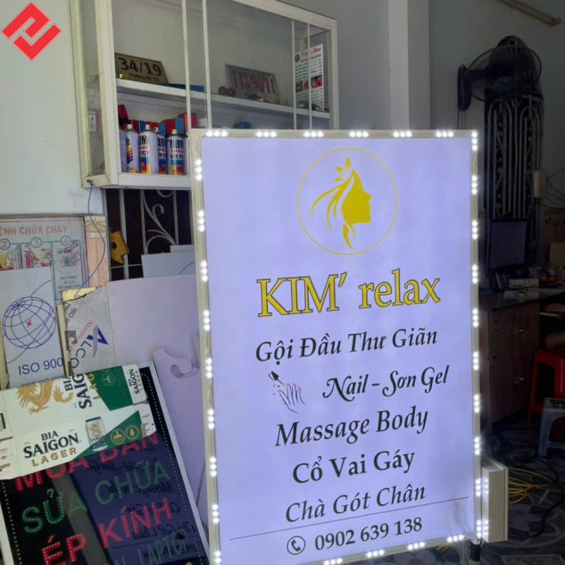 BẢNG HIỆU KIM SPA 